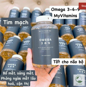 VITAMIN OMEGA 3-6-9 Kết Hợp 3 Loại VITAMIN-MSP:TP01B0004